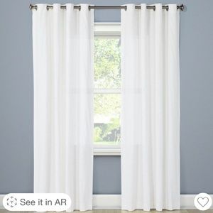BRAND NEW Light Filtering Solid Window Curtain
Panel Natural White - Threshold™